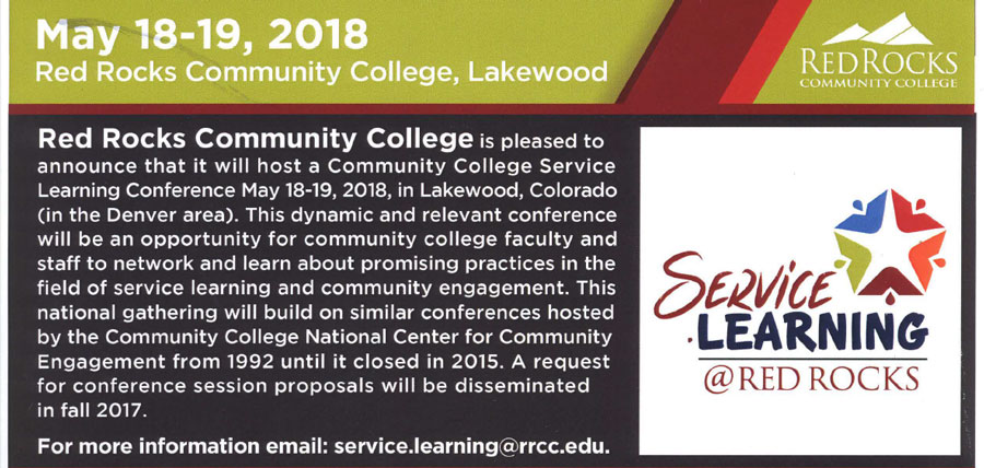 Save The Date – Conference on Service-Learning & Civic Engagement